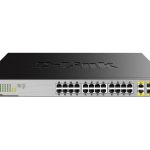 D-Link DGS-1026MP switch di rete Non gestito Gigabit Ethernet (10/100/1000) Supporto Power over Ethernet (PoE) Nero