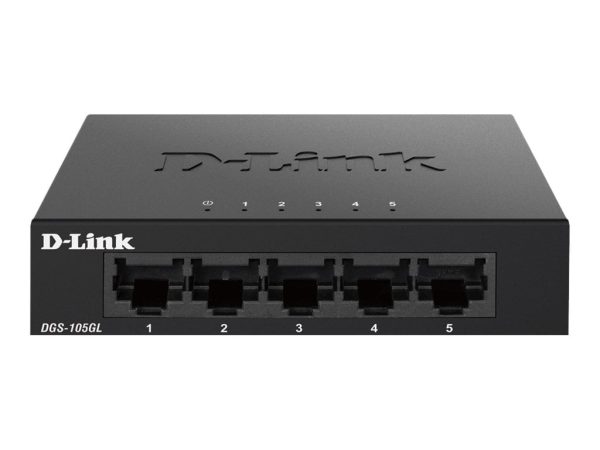 D-Link DGS-105GL/E switch di rete Non gestito Gigabit Ethernet (10/100/1000) Nero