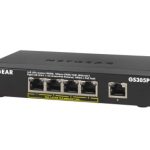 NETGEAR GS305Pv2 Non gestito Gigabit Ethernet (10/100/1000) Supporto Power over Ethernet (PoE) Nero