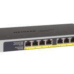 NETGEAR GS108LP Non gestito Gigabit Ethernet (10/100/1000) Supporto Power over Ethernet (PoE) 1U Nero, Grigio - immagine 3
