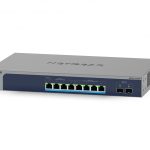 NETGEAR 8-Port Multi-Gigabit/10G Ethernet Ultra60 PoE++ Smart Switch with 2 SFP+ Ports (MS510TXUP) Gestito L2+ 10G Ethernet (100/1000/10000) Supporto Power over Ethernet (PoE) Grigio - immagine 2