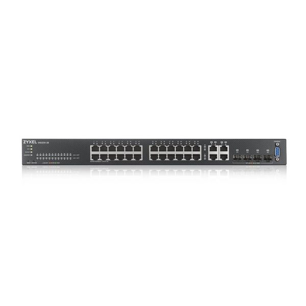 Zyxel GS2220-28-EU0101F switch di rete Gestito L2 Gigabit Ethernet (10/100/1000) Nero - immagine 2