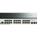 D-Link DGS-1510-28P switch di rete Gestito L3 Gigabit Ethernet (10/100/1000) Supporto Power over Ethernet (PoE) Nero
