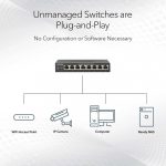 NETGEAR MS105-100EUS switch di rete Non gestito 2.5G Ethernet (100/1000/2500) Supporto Power over Ethernet (PoE) 1U - immagine 3