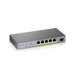 Zyxel GS1350-6HP-EU0101F switch di rete Gestito L2 Gigabit Ethernet (10/100/1000) Supporto Power over Ethernet (PoE) Grigio - immagine 4