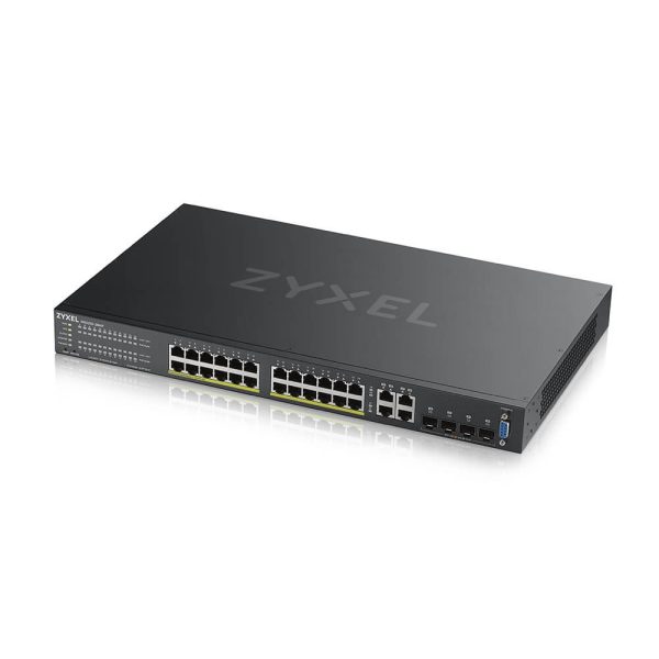 Zyxel GS2220-28HP-EU0101F switch di rete Gestito L2 Gigabit Ethernet (10/100/1000) Supporto Power over Ethernet (PoE) Nero - immagine 4