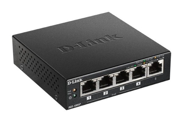 D-Link DGS-1005P/E POE+ 60W