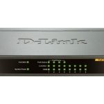 D-Link DES-1008PA switch di rete Non gestito Fast Ethernet (10/100) Supporto Power over Ethernet (PoE) Nero