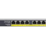 NETGEAR GS108LP Non gestito Gigabit Ethernet (10/100/1000) Supporto Power over Ethernet (PoE) 1U Nero