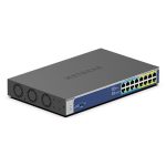 NETGEAR GS516UP Non gestito Gigabit Ethernet (10/100/1000) Supporto Power over Ethernet (PoE) Grigio - immagine 3