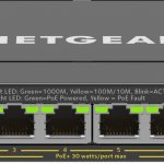 NETGEAR 8-Port Gigabit Ethernet High-Power PoE+ Plus Switch (GS308EPP) Gestito L2/L3 Gigabit Ethernet (10/100/1000) Supporto Power over Ethernet (PoE) Nero