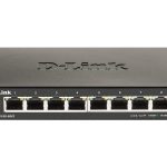 D-Link DGS-1100-08V2 switch di rete Gestito L2 Gigabit Ethernet (10/100/1000) Nero