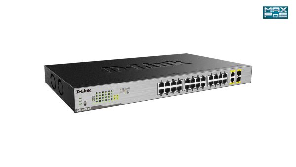 D-Link DGS-1026MP switch di rete Non gestito Gigabit Ethernet (10/100/1000) Supporto Power over Ethernet (PoE) Nero, Grigio - immagine 3