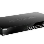 D-Link DMS-1100-10TP switch di rete Gestito L2 2.5G Ethernet (100/1000/2500) Supporto Power over Ethernet (PoE) 1U Nero