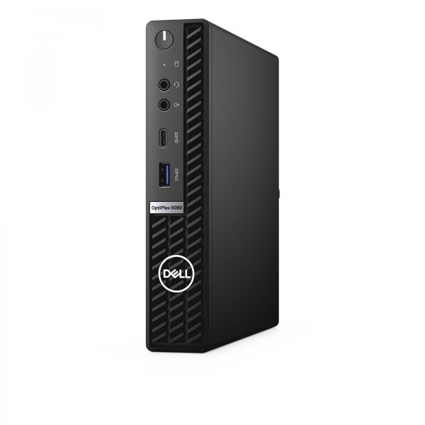 DELL OptiPlex 5080 DDR4-SDRAM i3-10100T MFF Intel® Core™ i3 di decima generazione 8 GB 256 GB SSD Windows 10 Pro Mini PC Nero - immagine 2