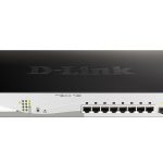 D-Link DGS-1210-10MP switch di rete Gestito L2/L3 Gigabit Ethernet (10/100/1000) Supporto Power over Ethernet (PoE) Nero - immagine 2