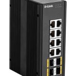 D-Link DIS‑300G‑12SW Gestito L2 Gigabit Ethernet (10/100/1000) Nero