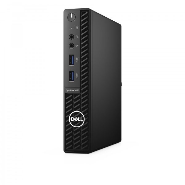 DELL OptiPlex 3080 DDR4-SDRAM i3-10100T MFF Intel® Core™ i3 di decima generazione 8 GB 256 GB SSD Windows 10 Pro Mini PC Nero - immagine 2