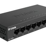D-Link DGS-108GL Non gestito Gigabit Ethernet (10/100/1000) Nero - immagine 2